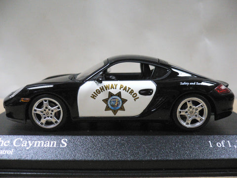 MINICHAMPS 1/43 PORSCHE CAYMAN HIGHWAY PATROL 2007 高速公路巡警 (400 065691) (13750) (PIU120)