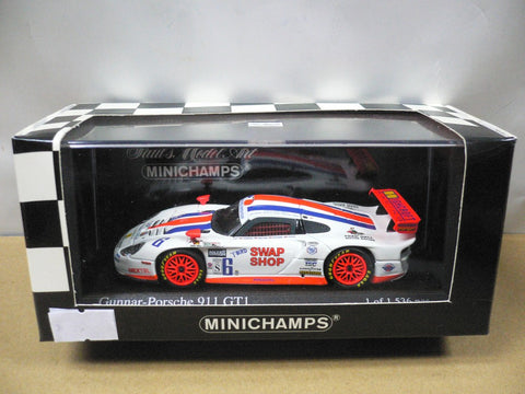 MINICHAMPS 1/43 GUNNAR-PORSCHE 911 GT1 DAYTONA 24HRS. 2003 JEANNETTE DAYTON KITCHAK ZITZA #6 (400 036806) (04911) (PIU93)