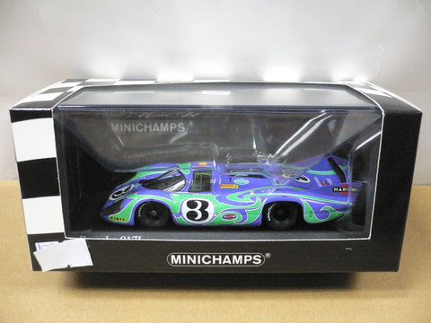 MINICHAMPS 1/43 PORSCHE 917L "Hippie" 2nd PLACE 24h Le Mans 1970 LARROUSSE KAUHSEN #3 (400 706103) (06484) (PIU123)