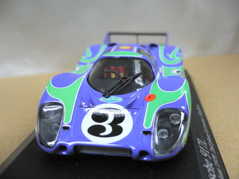 MINICHAMPS 1/43 PORSCHE 917L "Hippie" 2nd PLACE 24h Le Mans 1970 LARROUSSE KAUHSEN #3 (400 706103) (06484) (PIU123)