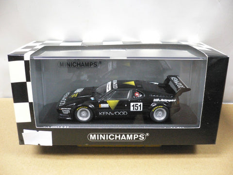 MINICHAMPS 1/43 BMW M1 PROCAR ADAC 1000KM 1986 KRANKENBERG GALL BECKER #151 (400 862551) (07188) (PIU120)