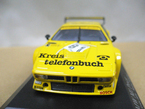 MINICHAMPS 1/43 BMW M1 PROCAR "Kreistelefonbuch" M.WINKELHOCK 1979 #81 (430 792581) (04663) (PIU120)