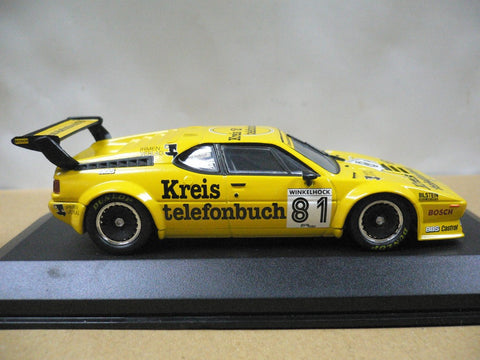 MINICHAMPS 1/43 BMW M1 PROCAR "Kreistelefonbuch" M.WINKELHOCK 1979 #81 (430 792581) (04663) (PIU120)