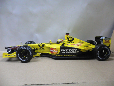 HOTWHEELS 1/18 HONDA 2001 F1 JORDAN EJ11 JARNO TRULLI #12 (BUY)