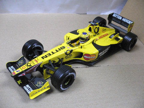 HOTWHEELS 1/18 HONDA 2001 F1 JORDAN EJ11 JARNO TRULLI #12 (BUY)