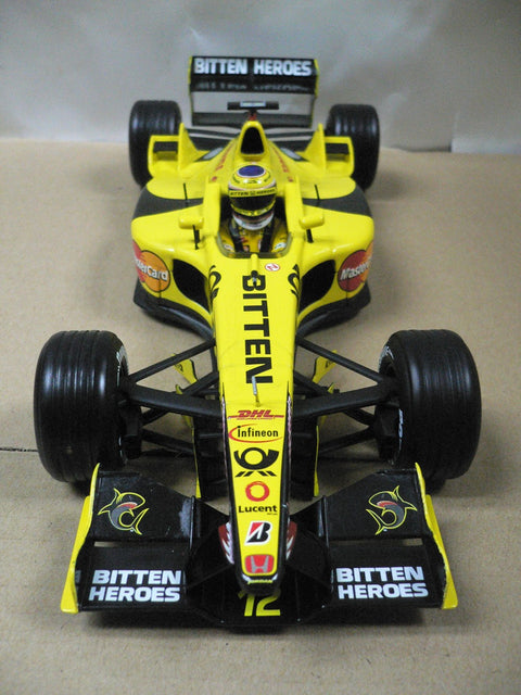HOTWHEELS 1/18 HONDA 2001 F1 JORDAN EJ11 JARNO TRULLI #12 (BUY)