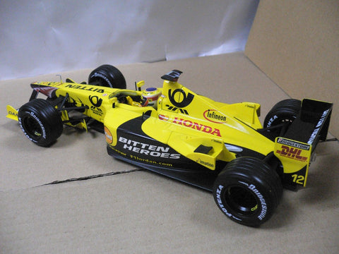 HOTWHEELS 1/18 HONDA 2001 F1 JORDAN EJ11 JARNO TRULLI #12 (BUY)