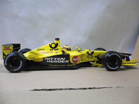 HOTWHEELS 1/18 HONDA 2001 F1 JORDAN EJ11 JARNO TRULLI #12 (BUY)