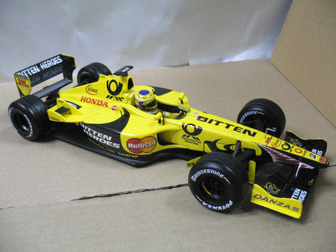 HOTWHEELS 1/18 HONDA 2001 F1 JORDAN EJ11 JARNO TRULLI #12 (BUY)