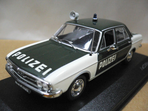 MINICHAMPS 1/43 AUDI 100 POLIZEI (430 019195) (04811)