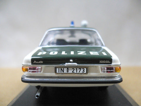 MINICHAMPS 1/43 AUDI 100 POLIZEI (430 019195) (04811)