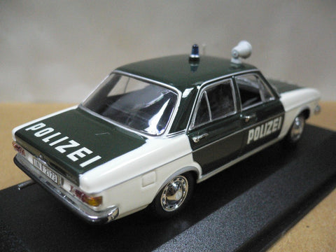 MINICHAMPS 1/43 AUDI 100 POLIZEI (430 019195) (04811)