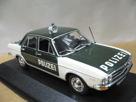 MINICHAMPS 1/43 AUDI 100 POLIZEI (430 019195) (04811)