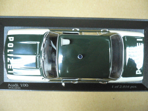 MINICHAMPS 1/43 AUDI 100 POLIZEI (430 019195) (04811)