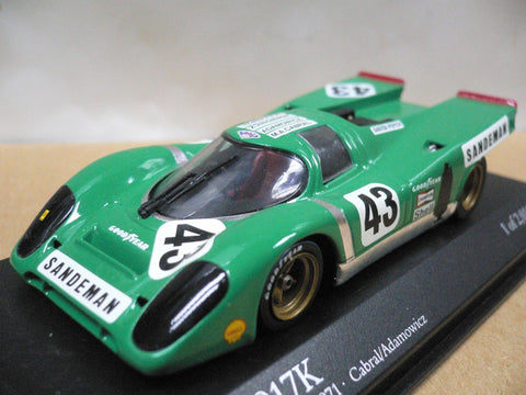 MINICHAMPS 1/43 PORSCHE 917K 6 HOURS WATKINS GLEN 1971 #43 (430 716743) (05372) (PIU110)