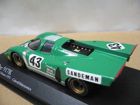 MINICHAMPS 1/43 PORSCHE 917K 6 HOURS WATKINS GLEN 1971 #43 (430 716743) (05372) (PIU110)