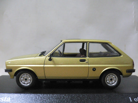 MINICHAMPS 1/43 FORD FIESTA 1976 GOLD METALLIC (400 085100) (06306) (PIU96)