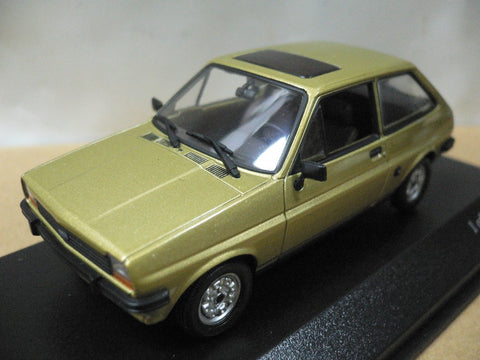 MINICHAMPS 1/43 FORD FIESTA 1976 GOLD METALLIC (400 085100) (06306) (PIU96)