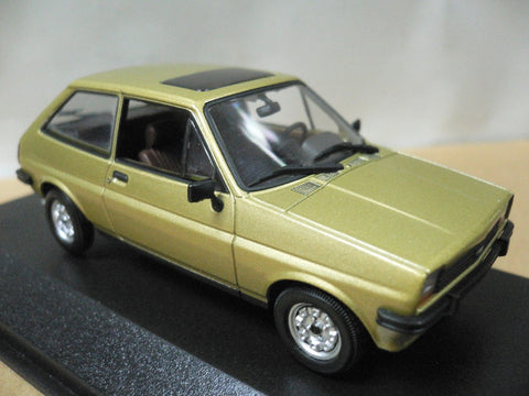 MINICHAMPS 1/43 FORD FIESTA 1976 GOLD METALLIC (400 085100) (06306) (PIU96)