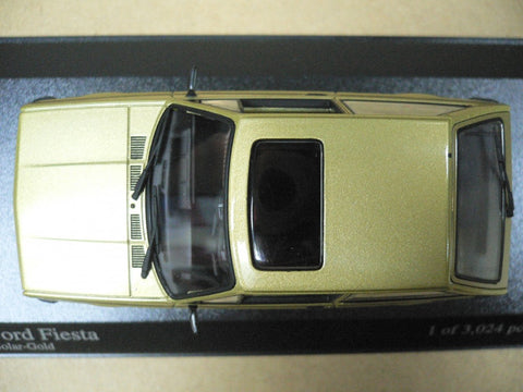 MINICHAMPS 1/43 FORD FIESTA 1976 GOLD METALLIC (400 085100) (06306) (PIU96)