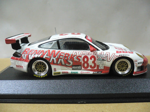 MINICHAMPS 1/43 PORSCHE 911 GT3 RS DAYTONA 24hrs 2003 STANDRIDGE STERANKA VAN OVERBEEK MURRY #83 (400 036983) (04914) (PIU120)