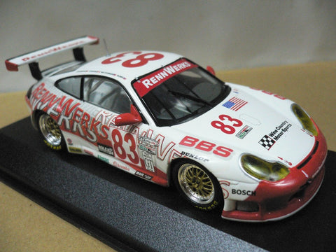 MINICHAMPS 1/43 PORSCHE 911 GT3 RS DAYTONA 24hrs 2003 STANDRIDGE STERANKA VAN OVERBEEK MURRY #83 (400 036983) (04914) (PIU120)