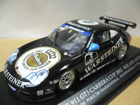 MINICHAMPS 1/43 PORSCHE 911 GT3 CARRERA CUP 2002 ROLAND ASCH #3 (403 026203) (06704)
