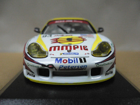 MINICHAMPS 1/43 PORSCHE 911 GT3 RS LE MANS 24hrs 2003 GT GLASS LUHR MAASSEN COLLARD #93 (400 036993) (05116)