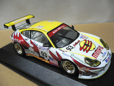 MINICHAMPS 1/43 PORSCHE 911 GT3 RS LE MANS 24hrs 2003 GT GLASS LUHR MAASSEN COLLARD #93 (400 036993) (05116)