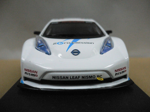 KYOSHO JCOLLECTION 1/43 NISSAN LEAF NISMO RC WHITE BLUE (PIU/P68-100)