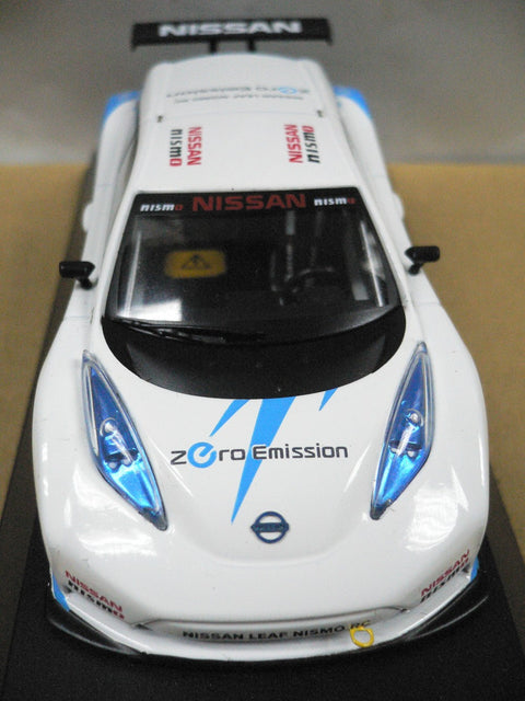 KYOSHO JCOLLECTION 1/43 NISSAN LEAF NISMO RC WHITE BLUE (PIU/P68-100)