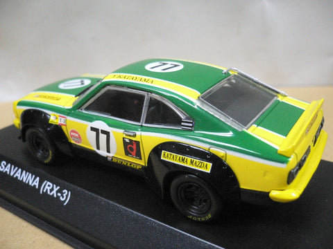 KYOSHO 1/43 MAZDA SAVANNA RX-3 1975 #77 (03195A) (15236) (PIU/P66-80)