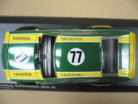 KYOSHO 1/43 MAZDA SAVANNA RX-3 1975 #77 (03195A) (15236) (PIU/P66-80)