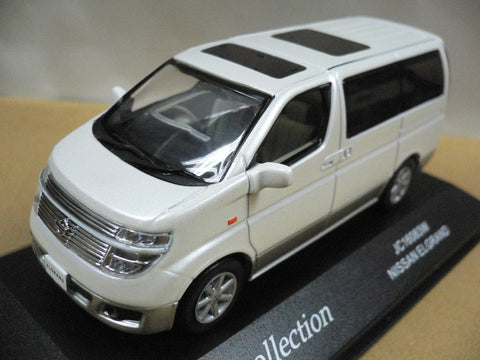 KYOSHO JCOLLECTION 1/43 NISSAN ELGRAND PEARL WHITE (JC16083W) (10091) (PIU120)
