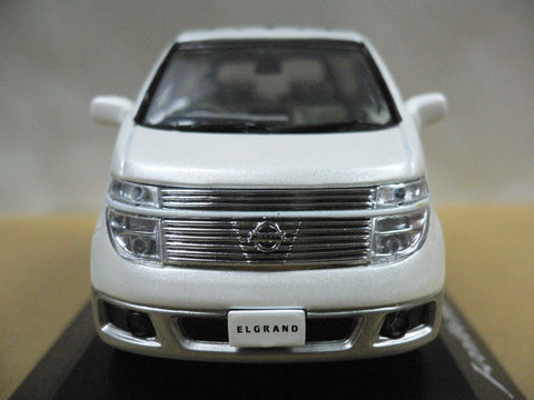 KYOSHO JCOLLECTION 1/43 NISSAN ELGRAND PEARL WHITE (JC16083W) (10091) (PIU120)