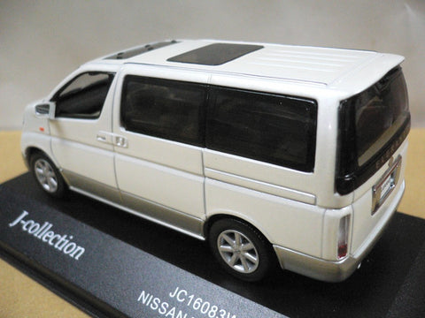 KYOSHO JCOLLECTION 1/43 NISSAN ELGRAND PEARL WHITE (JC16083W) (10091) (PIU120)