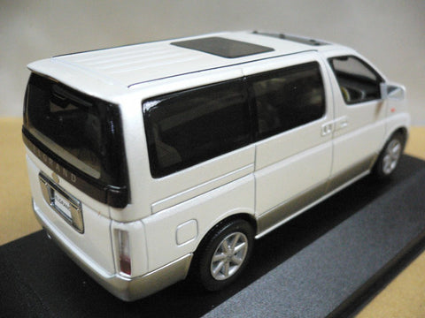 KYOSHO JCOLLECTION 1/43 NISSAN ELGRAND PEARL WHITE (JC16083W) (10091) (PIU120)