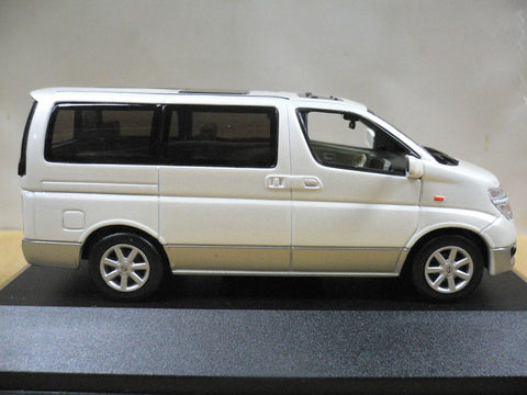 KYOSHO JCOLLECTION 1/43 NISSAN ELGRAND PEARL WHITE (JC16083W) (10091) (PIU120)