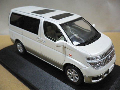 KYOSHO JCOLLECTION 1/43 NISSAN ELGRAND PEARL WHITE (JC16083W) (10091) (PIU120)