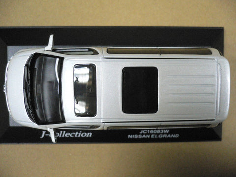 KYOSHO JCOLLECTION 1/43 NISSAN ELGRAND PEARL WHITE (JC16083W) (10091) (PIU120)