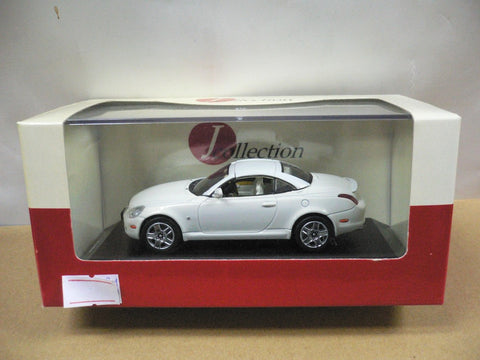 KYOSHO JCOLLECTION 1/43 LEXUS SC430 2005 CLOSED ROOF WHITE PEARL CRYSTAL SHINE (JC14003W) (10206) (PIU50)