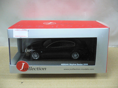 JCOLLECTION 1/43 NISSAN SKYLINE SEDAN 2006 SUPER BLACK (PIU50)