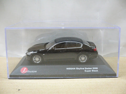 JCOLLECTION 1/43 NISSAN SKYLINE SEDAN 2006 SUPER BLACK (PIU50)