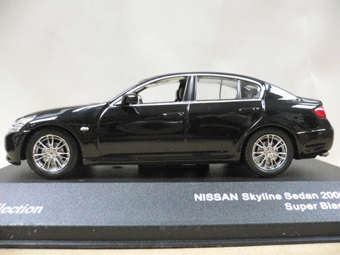 JCOLLECTION 1/43 NISSAN SKYLINE SEDAN 2006 SUPER BLACK (PIU50)
