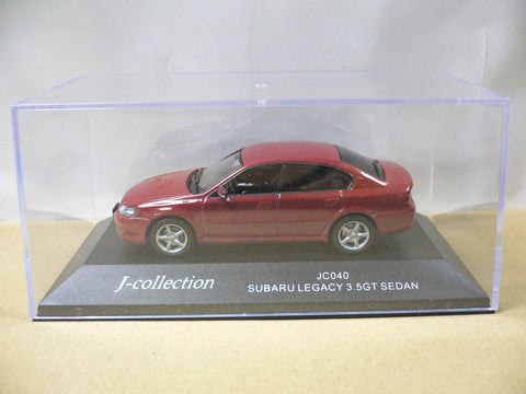 JCOLLECTION 1/43 SUBARU LEGACY 3.5GT SEDAN RED (JC040) (PIU50)