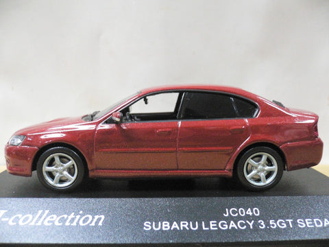 JCOLLECTION 1/43 SUBARU LEGACY 3.5GT SEDAN RED (JC040) (PIU50)
