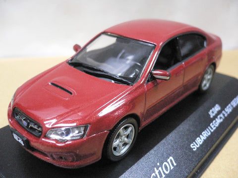 JCOLLECTION 1/43 SUBARU LEGACY 3.5GT SEDAN RED (JC040) (PIU50)