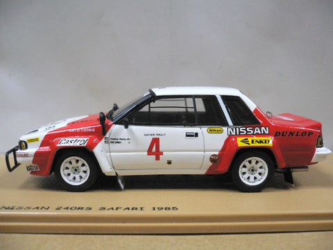 BIZARE 1/43 NISSAN 240RS SAFARI 1985 #4 BZ338 (24338) (PIU3-1-8)