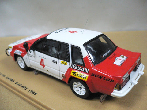 BIZARE 1/43 NISSAN 240RS SAFARI 1985 #4 BZ338 (24338) (PIU3-1-8)