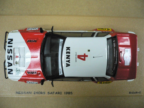 BIZARE 1/43 NISSAN 240RS SAFARI 1985 #4 BZ338 (24338) (PIU3-1-8)